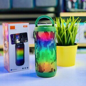 Universal Wireless Bluetooth Portable Speaker Radio LED Colorful Display CAMO